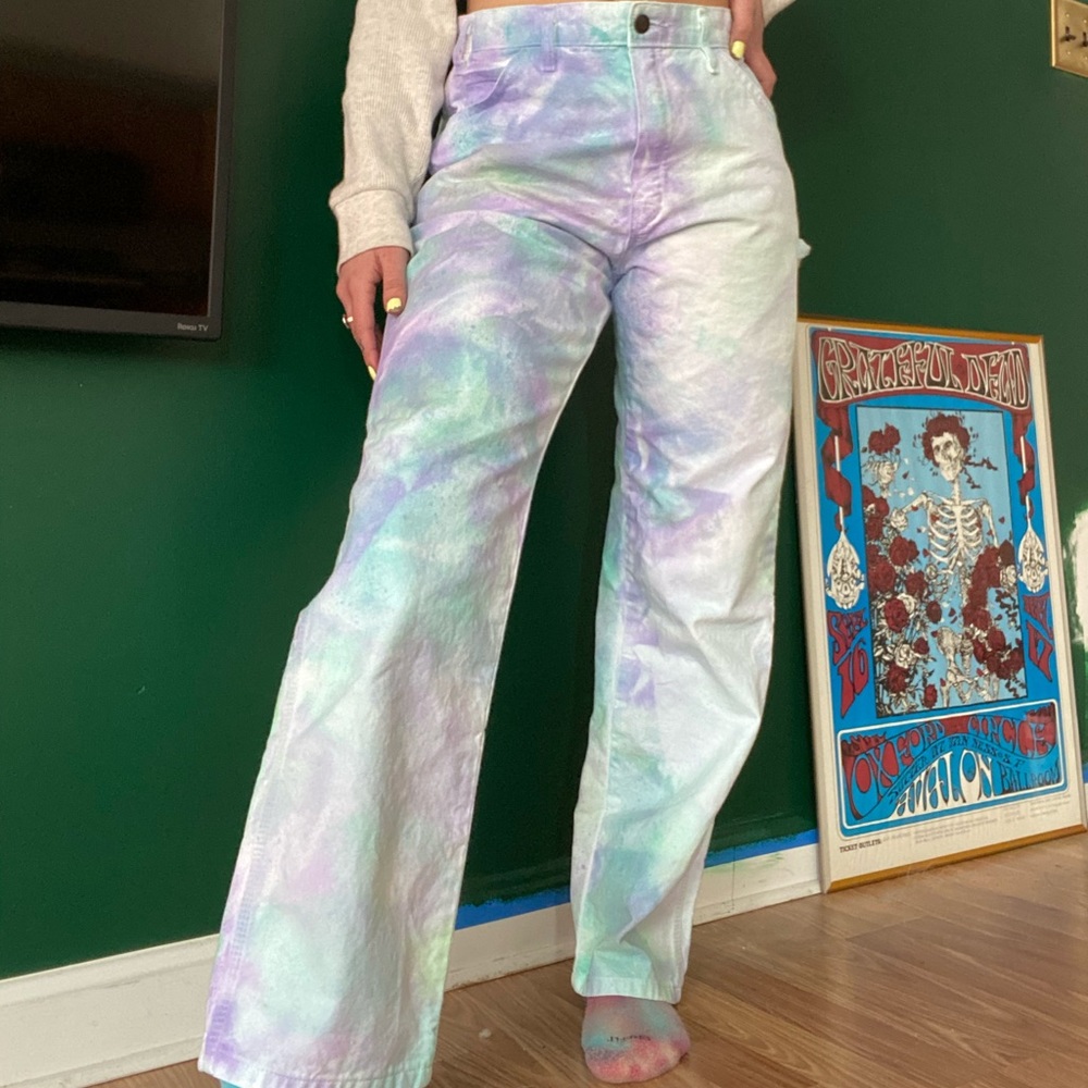 Custom Dyed Dickies Carpenter Pants